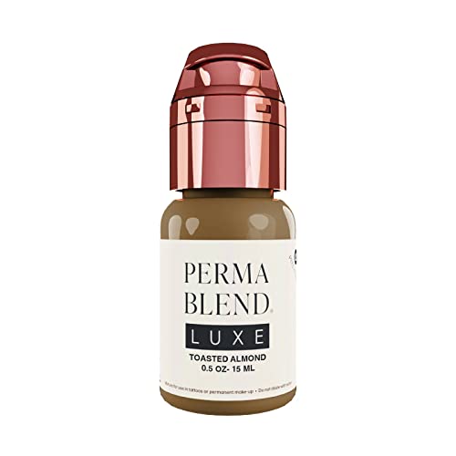 Perma Blend Luxe - Toasted Almond - professionelle Tattoo Farbe für Permanent Makeup - Augenbrauen Pigment Braun - 15 ml