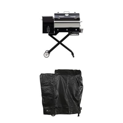 recteq Pellet Grill - Road Warrior 340, Portable Pellet Grill, Electric Pellet Smoker Grill, BBQ Grill, Outdoor Grills & Smokers, Wood Pellets, Portable Grill, Pellet Grill + Cover