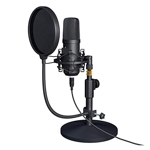 Microphone USB 192KHZ/24BIT avec kit de bras articulé A04TC pour enregistrement - 2