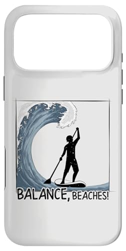 Balance, Beaches! Stand Up Paddling Big Wave Surf �X�}�z�P�[�X iPhone 17 Pro Max �p