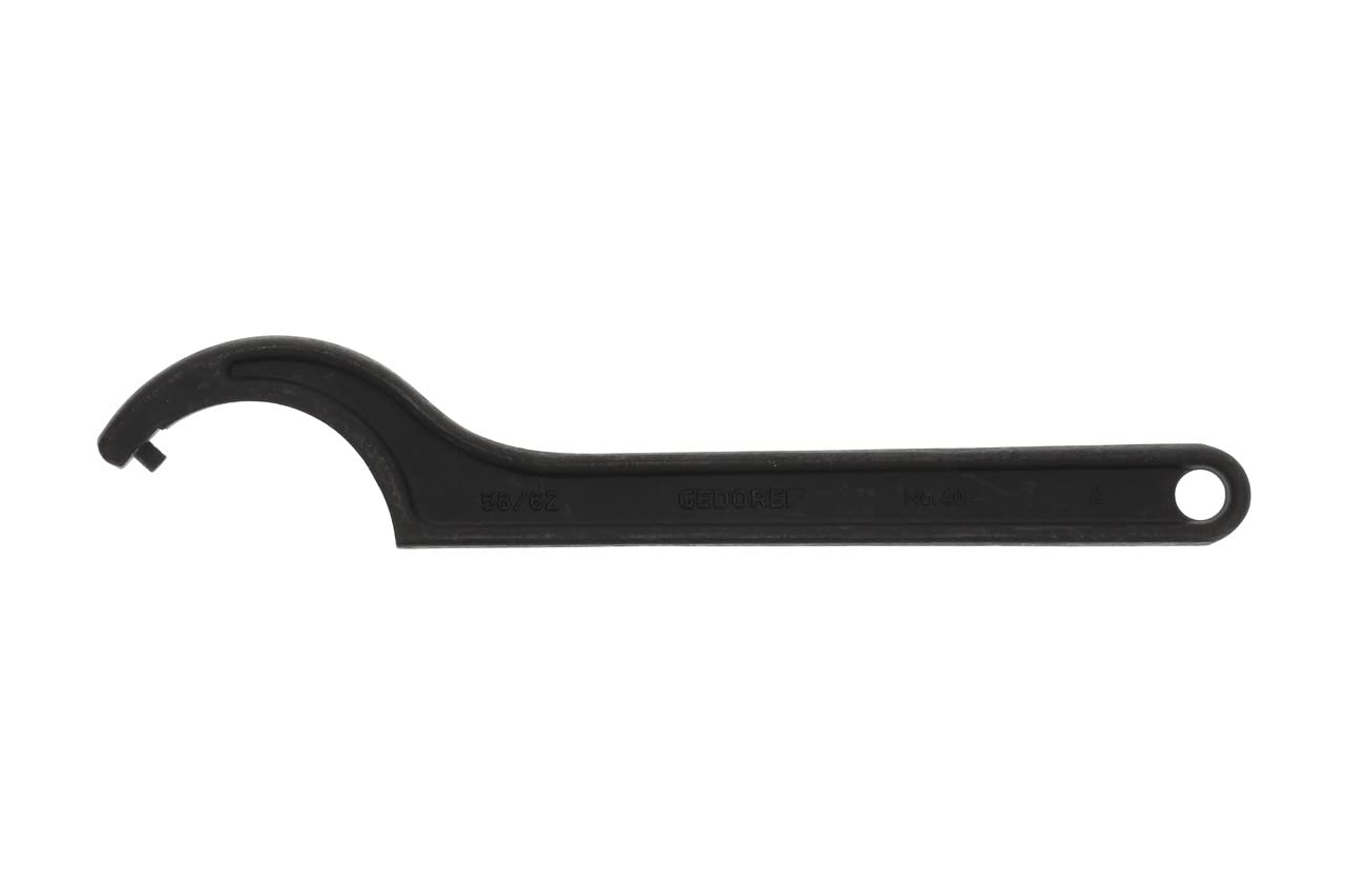 GEDORE 40 Z 58-62 Hook Wrench with pin, 58-62 mm
