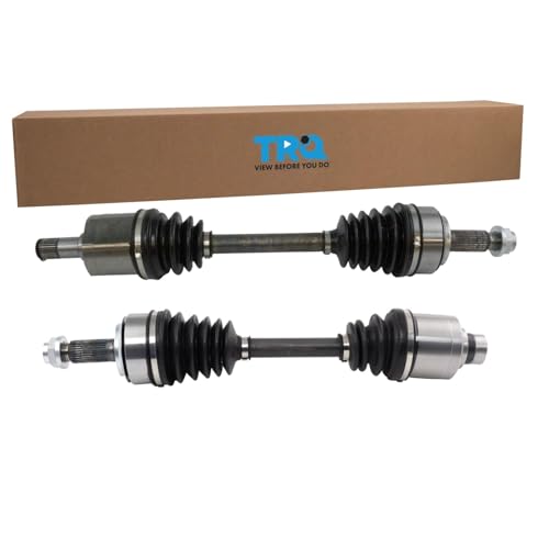TRQ Front Driver and Passenger Side CV Axle Assembly Set 2 Piece Compatible with 2007-2012 Acura RDX Turbo AWD