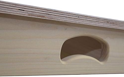 Miniatura 7 de Slick Woody's Tablas de Cornhole de grado profesional  Juego patriótico de lanzamiento de madera maciza de grano de madera maciza de 4 x 2 pies con