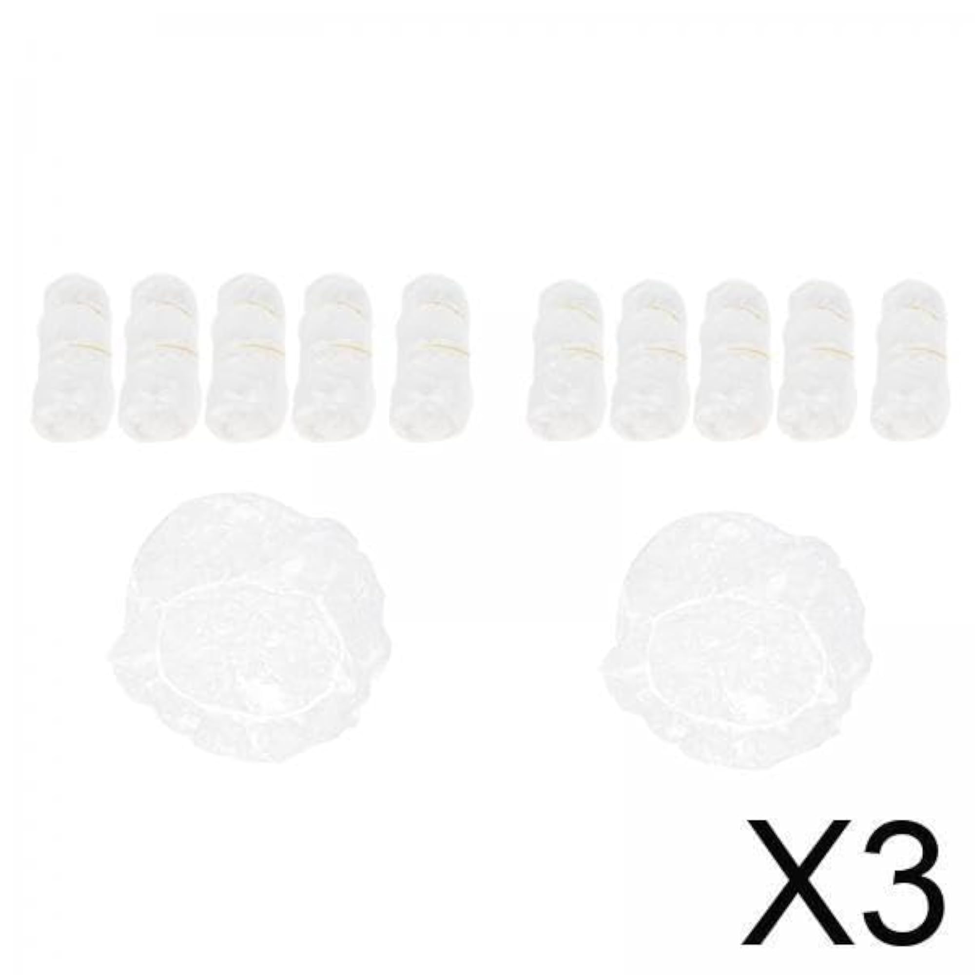 100Pcs Disposable Shower Caps, Elastic for Hair Treatment