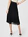 DKNY SPORTSWEAR womens Pull on Everyday Midi Pleated Skirt, Black, Medium US