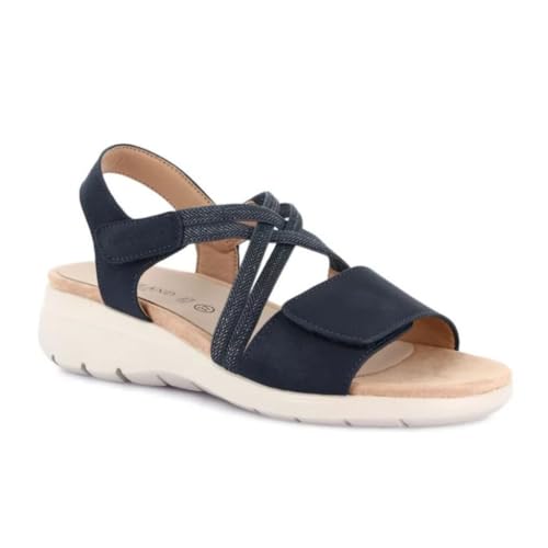 Grunland SA1994 BLU 36, sandalia deportiva de mujer en azul talla 36
