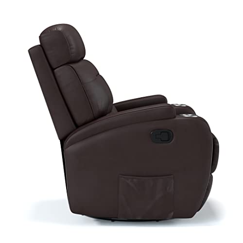 Poltrona do Papai Florença Marrom Elétrico Com Massageador