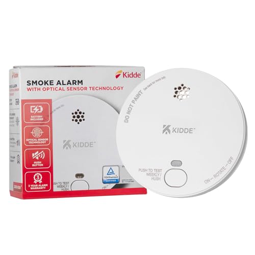 Twin Pack - Kidde 2030-DSR Battery Powered Optical Smoke Alarms for Home | 9V Replaceable Battery (Included) | 10 Year Sensor Life and Fully Certified - Image 8