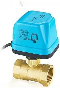 Motorized 2 Way Ball Valve DN20 3/4 Inch AC 220V Brass
