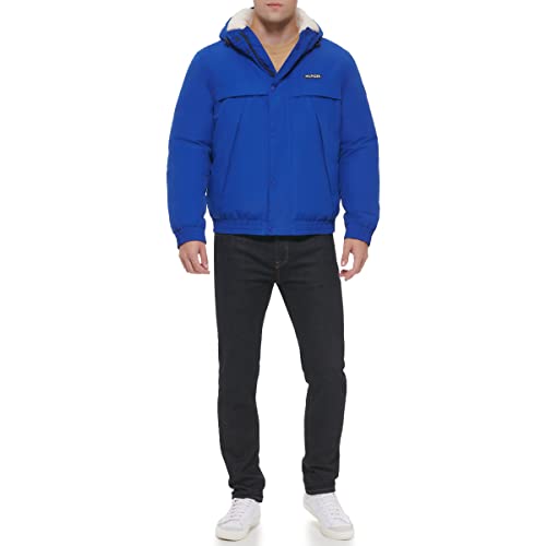 Tommy Hilfiger Men's Arctic Cloth Sherpa Lined Snorkel Jacket, Large3