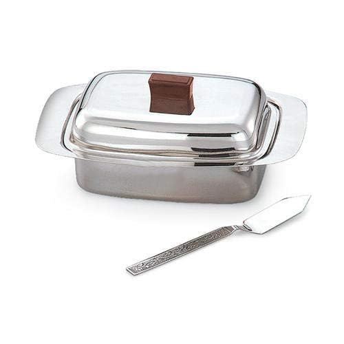 Kanshita's Rasoiware Stainless Steel Butter Dish with Lid & Knife - 100g Storage for Fridge, Kitchen & Dining Table 4