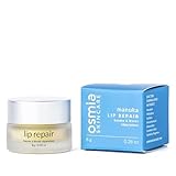 Osmia Lip Repair - Organic Manuka Honey Treatment for Dry or Cracked Lips, Soothing Lip Balm Pot (0.28 oz)