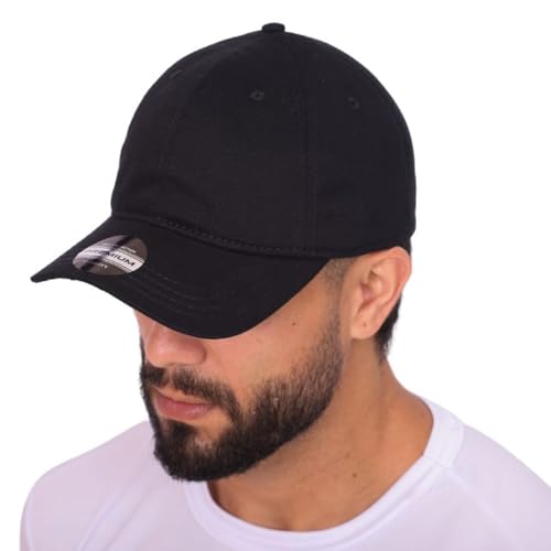 Boné Aba Curva Curvada Resina Premium Liso Masculino Dad Hat Strapback Ajustável Fitão (BR, Alfa, Ún