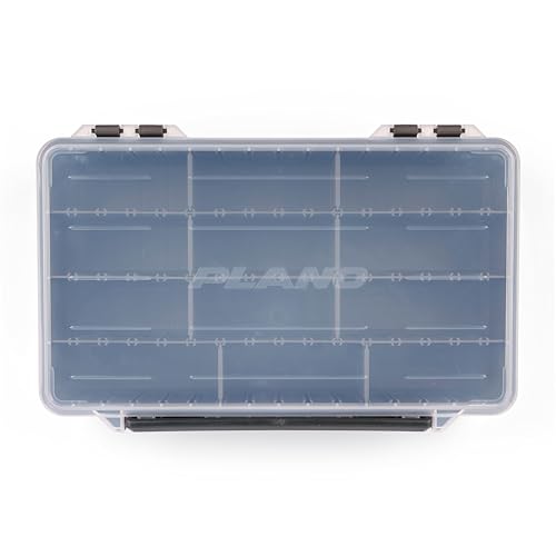 Image of Plano StowAway 3700 Deep Stow Tackle Box, with Corrosion-Preventive Rustricor, Single Latch Design, Transparent DuraView Lid, Stackable Storage for Fishing Bait, Lures and Gear