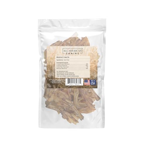 Duck-Feet-Natural-Single-Ingredient-Chewy-Digestible-Low-Fat-Dehydrated-Dog-Treats-Made-in-USA-for-Training-Rewarding-Teeth-Cleaning-24-Treats-Per-Bag Duck Feet Natural Single Ingredient Chewy Digestible Low Fat Dehydrated Dog Treats Made in USA for Training Rewarding Teeth Cleaning 24 Treats Per Bag