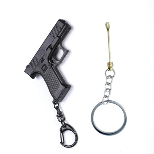 Image of G45 Keychain Good Gift for Boyfriend or Husband 1:4 Mini Pistol Shape Keychain