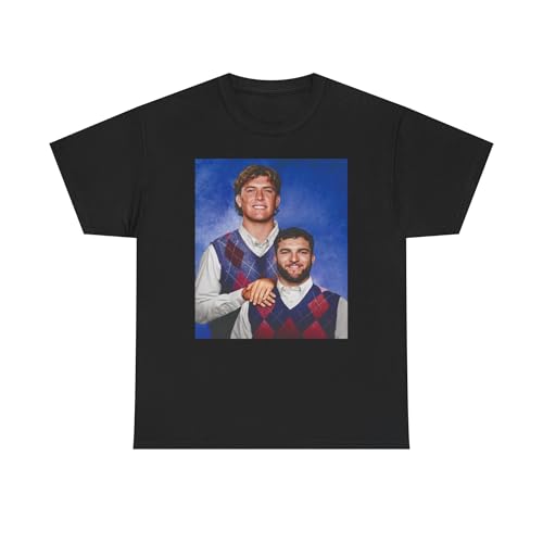 Jaxson Dart and Cam Skattebo Step Brothers T Shirt - Cam Skattebo Shirt and Jaxson Dart Shirt for New York Football Fans Black XL