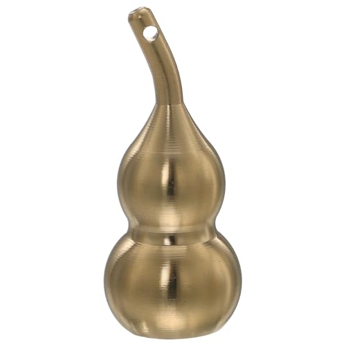Brass Good Luck Wu Lou Hu Lu Gourd Feng Shui Luck and Treasure Chinese Feng Shui Figurine Ornament Blessing for Women Men