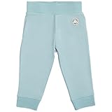 MON CHOU Organic Cotton Baby Pants - 100% Pima Cotton - Lightweight and Breathable Infant Pants for All Seasons - Ultra Soft, Luxury Ribbed Baby Leggings (Meadow, 3-6)