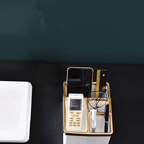 Support de télécommande boîte de rangement de bureau stable pour média et calculatrice - 6
