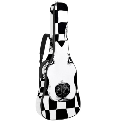 Housse guitare basse en tissu Oxford robuste avec rembourrage épais
