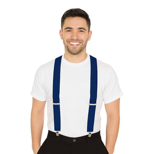Beistle bretelles bleu homme femme pour accessoire costume