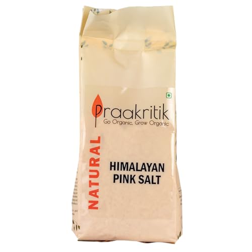 Image of Praakritik Natural Himalayan Pink Salt 500g Mineral Rich Salt for Healthy Cooking | Natural Substitute of Iodised White Salt | Pink Salt for Healthy Life