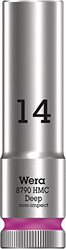 Steckschlüssel Nuss Set - 7tlg. Akkuschrauber Stecknussadapter, Adapter Sechskant auf 1/4", 1/2", 3/8" Vierkant und Stecknuss Adapter