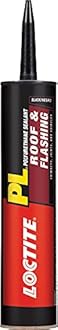 Loctite PL Roof Flashing Polyurethane Sealant, Black, 10 Ounce