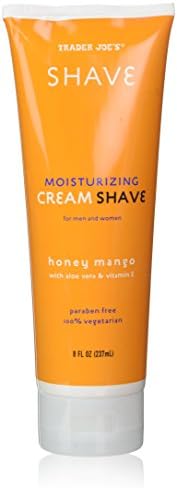 (2 Pack) Trader Joe's Honey Mango Moisturizing Shave Cream with Aloe Vera and Vitamin E for Men and Women