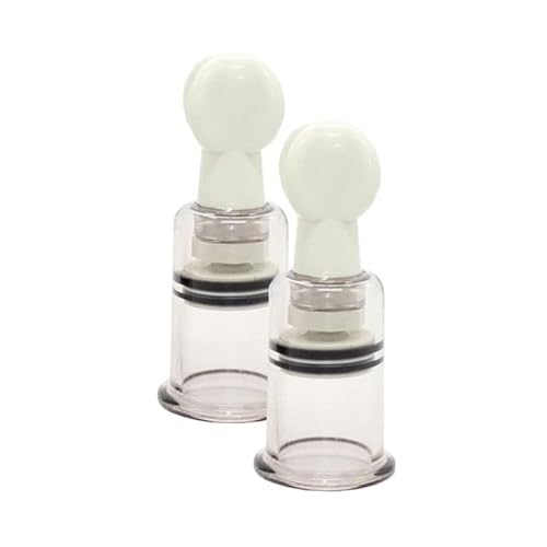 Estimulador de Mamilos E Clitóris com Sucção e Pressão Para Massagem Unissex em Acrílico - 2 Unidade