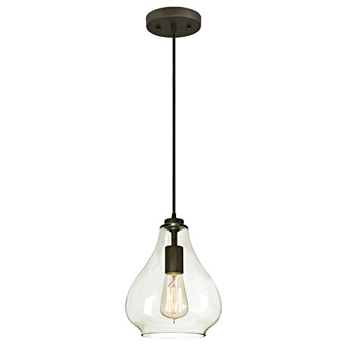 Up To 40% OFF Westinghouse Lighting 6102600 Adjustable Mini Pendant, One-Light, Oil Rubbed Bronze Finish