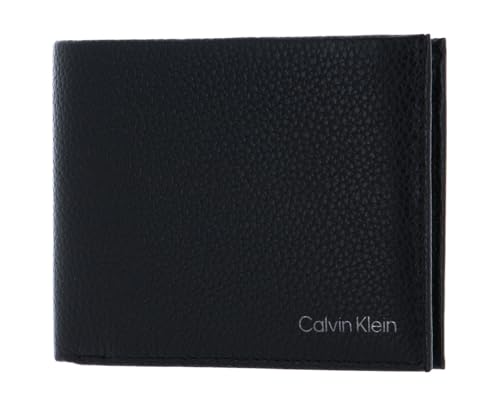 Calvin Klein Herren Geldbeutel Warmth Bifold Klein, Schwarz (Ck Black), Einheitsgröße