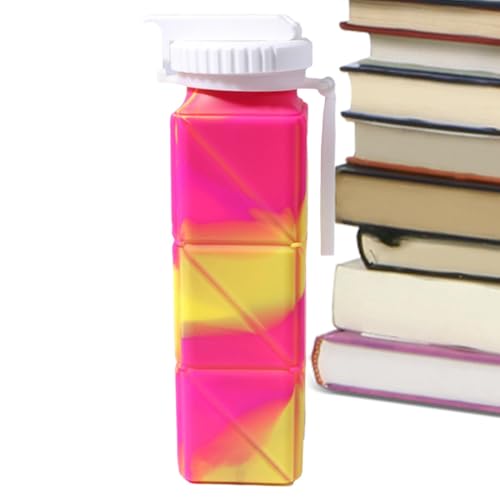 Copa de campamento plegable, taza de beber expandible | Botella de agua de silicona para senderismo,Pequeña taza portátil para beber para al aire libre, senderismo, pesca, gimnasio, deporte