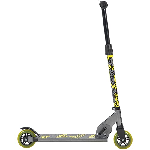 Prizm 100Mm Inline Scooter For Kids, Gray & Yellow #TOP1