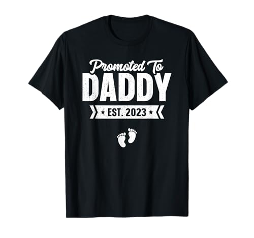 Promoted To Daddy Est. 2023 Shirt Baby Gift For New Daddy T-Shirt