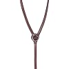 Schneiders Pinnacle Fancy Stitch Breastplate | Size Full Size | Color Chestnut | Enhances Saddle Stability | Handcrafted from Full Grain European Leather | Fancy Stitched | Fully Adjustable