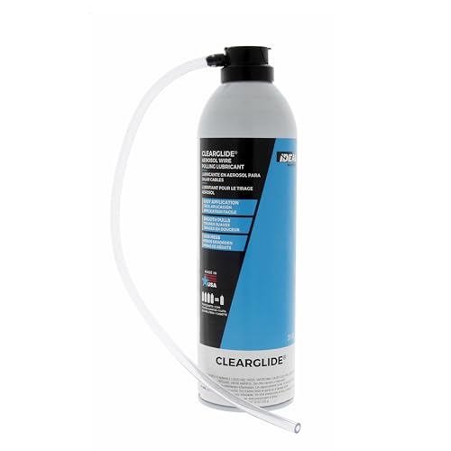 Ideal Electrical ClearGlide Aerosol Wire Lubricant, 19 oz. Can (31-387) - Portable, Mess-Free Spray Lubricant for Wire Pulls with Precision Nozzle