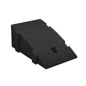 Wheelchair Ramp Driveway Curb Ramp With Expansion Bolts Portable Lightweight Plastic Driveway Curb Ramps For Car, Motorcycle, Loading Dock, Truck, Wheelchair, Garage, Sidewalk 5 31le3wpegll. sl500 . ss300