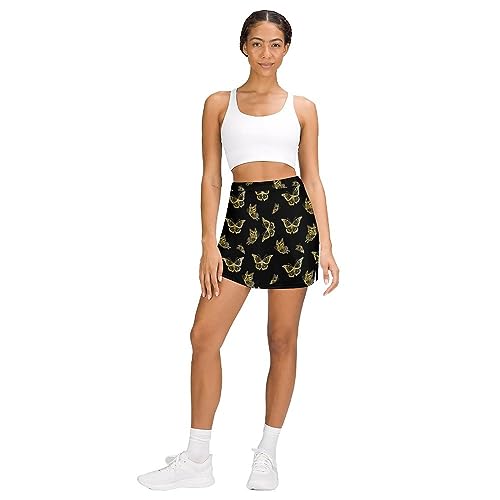 Mini jupe de course avec poche intégrée et short de sport actif