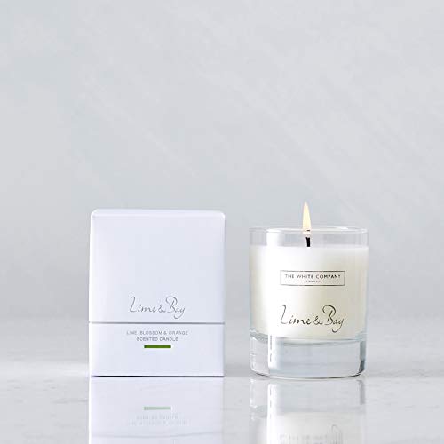 The White Company Lime & Bay Signature Candle