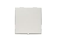 Vista 5 de 12" x 12" x 2" Cajas de Pizza de Cartón Blanco Sin Impresión (50 Cajas) - AB-238-1-01