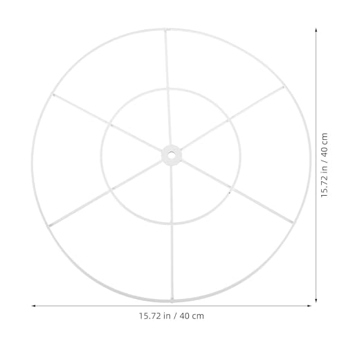 Aro circular de hierro de 40cm para evitar deformaciones en arreglos 3