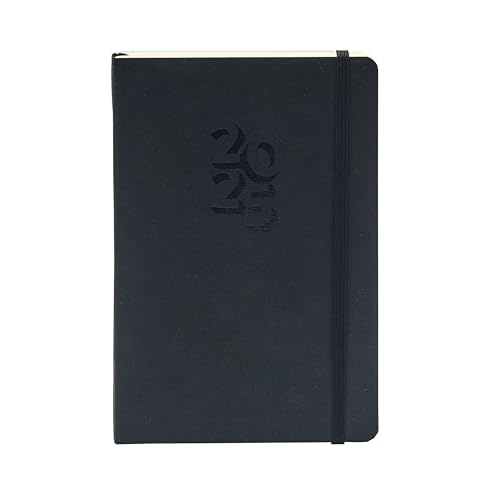 AGENDA PLANNER 2025 TONY SEMANAL MÉDIA PRETA TECA PAPELARIA