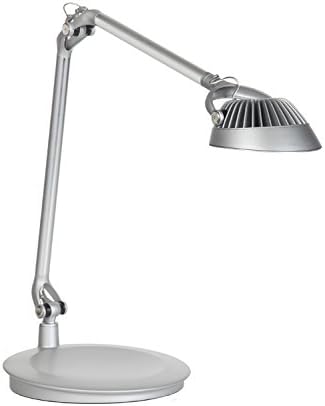 Humanscale Element Vision LED Light: Element Desktop Base - Silver (semi-Matte)