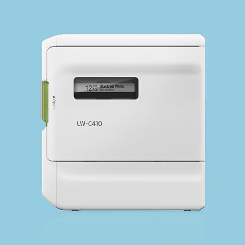 EPSON LW-C410 | Imprimante d'étiquettes portable - Bluetooth, application mobile, impression jusqu'à 18 mm, 50 rubans, haute résolution, coupe automatique - maison et bureau