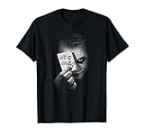 DC Comics Men's Unisex Adult Black Batman Dark Knight 'Why So Serious' T-Shirt