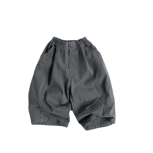 Dninmim Kids Solid Wide Leg Casual Pants Boys Girls Loose Fit Children Trousers