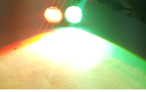 Image of Mix colour 6 Led Strobe Light for Bike | Warning Emergency Police Light | Motorcycle Strobe Light | Bike Led Light Headlight Bulb High Power Flasher Hazard | Accessories Lighting bullet Compatible with Bajaj Pulsar 150