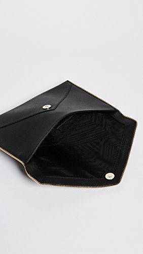 Rebecca Minkoff Womens Leo Clutch, Black, One Size Us #TOP5